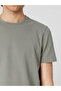 Khaki Men's T-shirt - Lf2026814 - 4