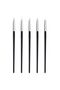 Pastry Sugar Dough Cake Brush Set 5 Pieces Food Coloring Brush Epoxy Hobby Brush Set Silicone Tip Brush - 3