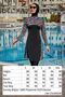 Zippered Lycra Full Covered Hijab Swimsuit R123 Alina - 7