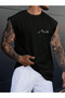 Zero Sleeve Printed Summer Tshirt - 4