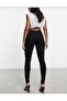 Black Skinny Lycra High Waist Extra Stretchy Jeans - 2