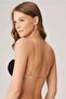 حمالة صدر نسائية سوداء اللون من Underwire مبطنة وشفافة ومبطنة بقصة منخفضة 3689 - 2