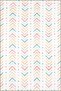 Multicolored Eccentric Geometric Decorative Carpet and Washable Carpet Miravip9662