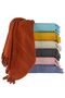 Beach&spa Towel, Brick Color, 100x170 Cm, Fringed, 100% Cotton, Ecotex Certified - 4