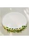 Olive Detailed Porcelain Serving Plate 26 cm