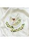 Olive Detailed Porcelain Serving Plate 26 cm - 4