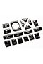 Tape Keypad Fiat Palio Piano Black After 2006 Glossy Black