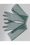 Diamond Sparkling Evening Dress Bridal Gloves Long Emerald