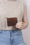 3603 Genuine Leather Coin Compartment Zippered Wallet for Women and Men Card Holder Antiqued Tan - 7