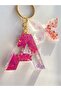 Gift Keyring Letter a Silvery - 4