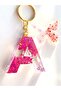 Gift Keyring Letter a Silvery - 5