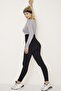 Black High Waist Hip Push up Seamless Shaping / Sculpting Leggings - 7