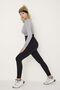 Black High Waist Hip Push up Seamless Shaping / Sculpting Leggings - 6