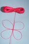 25 Meters 1 mm Waxed Cord Neon Pink Color Saddle Leather Sewing Necklace Jewelry Design Macramé Bracelet Cord - 6
