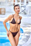 Beach Clothing - Low-cut Ring Detailed Women's Bikini Set