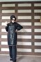 Black Hijab Tracksuit Set with Silver Sequin Detail - 5