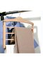 Wooden Layered Relaxed Cut Trouser Hanger - 3