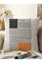 Abstract Style Digital Printed with Onedraw Drawing Modern Raschel Knitted Pillow Throw Pillow Cover