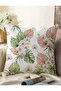 Tropical Leaf Motif Digital Printed Modern Raschel Knitted Pillow Throw Pillow Cover