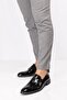 Men's Classic Wedding Suit Corcuk Model Patent Leather And Matte Classic Shoes - 2