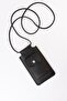 Women's Black Small Phone Bag Case with Shoulder Strap Hiking Bag with Card Compartment