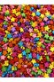 25gr Mixed Color 8mm Star Model Plastic Beads, Jewelry Making Beads (25gr,~160 Pieces) - 3