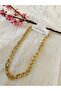 Gold Color Thick Chain Necklace