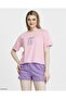 Cotton Short Sleeve Printed Women's Summer Pajama Set with Shorts - 2