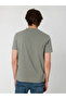 Khaki Men's T-shirt - Lf2026814 - 3