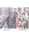 Imported Metallized Hologram Silver Background Curtain - 4
