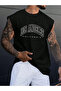 Zero Sleeve Printed Summer Tshirt