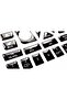Tape Keypad Fiat Palio Piano Black After 2006 Glossy Black - 2