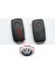 شعار فولكس فاجن سويتش 14 ملم شعار التحكم Vw (2 قطعة) 3c0837891 - 2