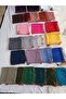 Handmade Cherry Embroidery, Beaded Writing, Cheesecloth, Scarf, Yemeni, Mevlüt Coverlet with Embroidery on 4 Sides - 3