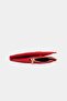 2805 Genuine Real Leather Zippered Women's Wallet Flother Red - 5
