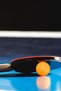 Set of 4 Table Tennis Rackets Double Layer Pompom Racquet Ball Set - 5