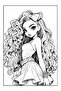 Anime Barbi Coloring Book (60 Super Coloring) - 4