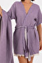Muslin Kimono and Muslin Peshtemal Set - Rhodes - 2