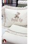 100% Cotton Oeko-Tex Certified Teddy Bear Embroidered Baby Pique Set