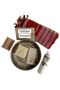 6-Piece Bathroom Accessory Set Peshtemal-chrome Bath Tassel-silk Pouch- Pumice Stone- Boxwood Comb- Oil Soap - 2