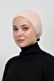 Practical Seamless Tied Non-Slip Hijab Bonnet-powder - 4