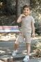 Boy's Muslin Short Sleeve T-Shirt Shorts Set of 2