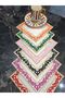 Hüma Şah Model 6 Pieces Cocktail Coffee Side Napkin Red, Purple, Orange, Pink Green, Black Color - 5