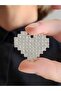 Heart-Shaped Crystal Embellished - 3