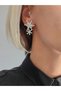 Snowflake Model Crystal Stone Earrings