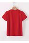 Good Vibes Printed Crewneck Cotton Regular Fit Red Women's T-Shirt - 2