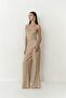 Javier Mink Blouse Pants Set - 2