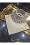 Chain patterned colored simle processed coffee side, cocktail, presentation napkin 1 piece - 7