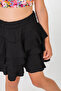 Mykonos Girl's Ruffle Black Skirt - 2