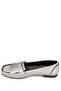 Platinum Round Toe Flat Sole Buckle Tasseled Women's Ballerinas 30151 - 6